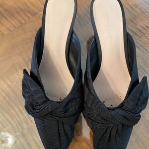 Loeffler Randall Black kitten heel Slides size 8